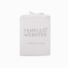 Pure French Flax Linen Fitted Sheet
